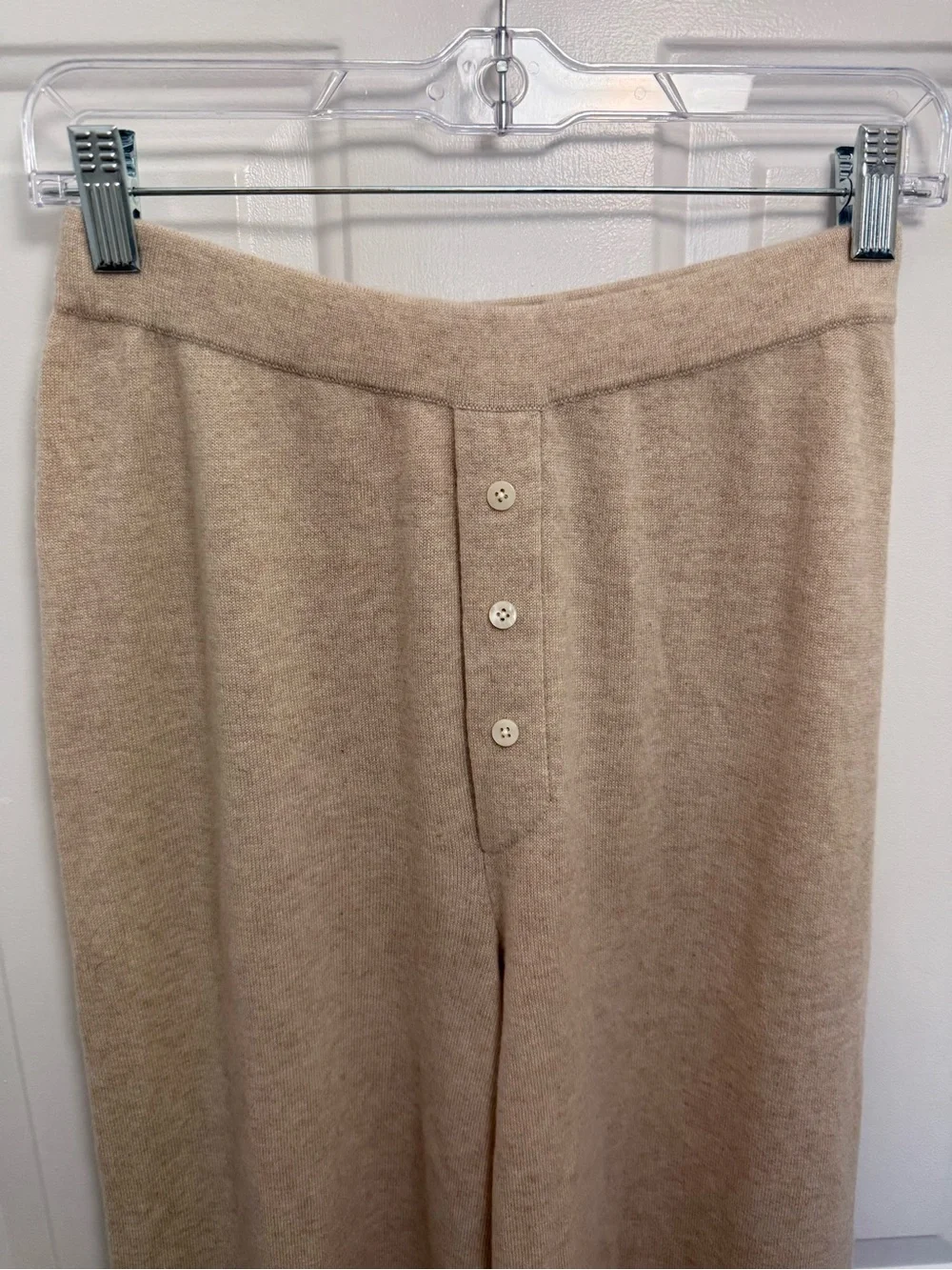 Guest In Residence Every Day Wide Leg Cashmere Brown Pants Size XS Loungewear